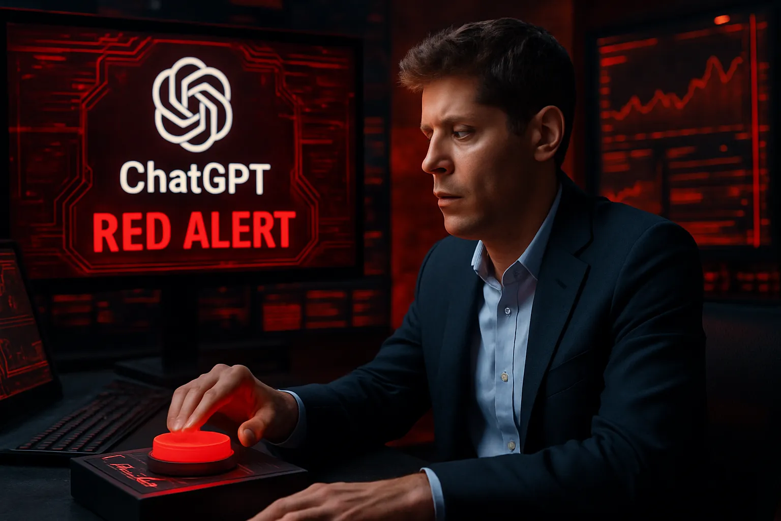 Sam Altman, activa el código Rojo para ChatGPT, acelerar mejoras para intentar frenar a Google