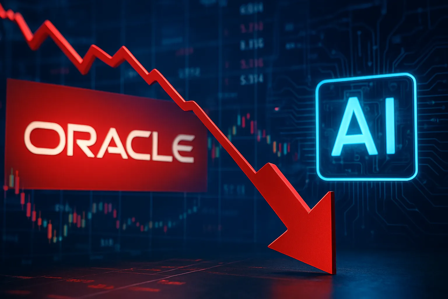 Una nueva caída en bolsa de Oracle, ¿Será el primero en sufrir la burbuja de la IA?