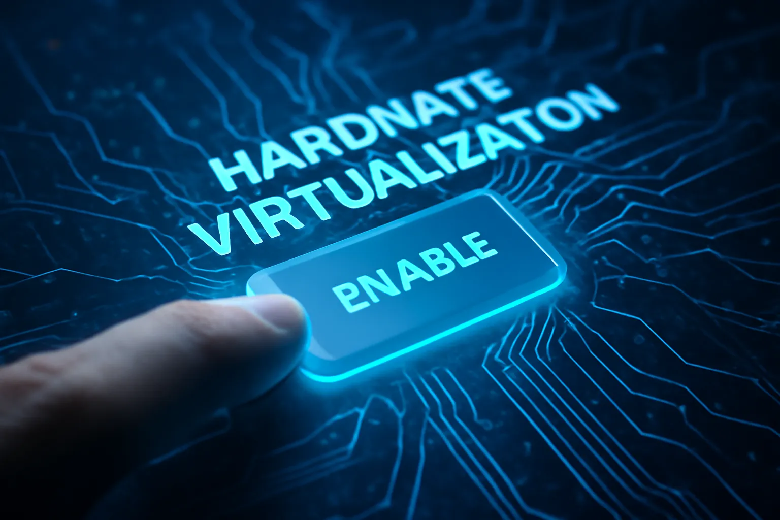 activar virtualización de hardware