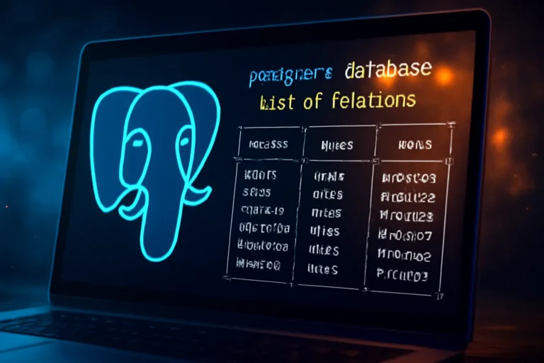 postgresql show tables in database
