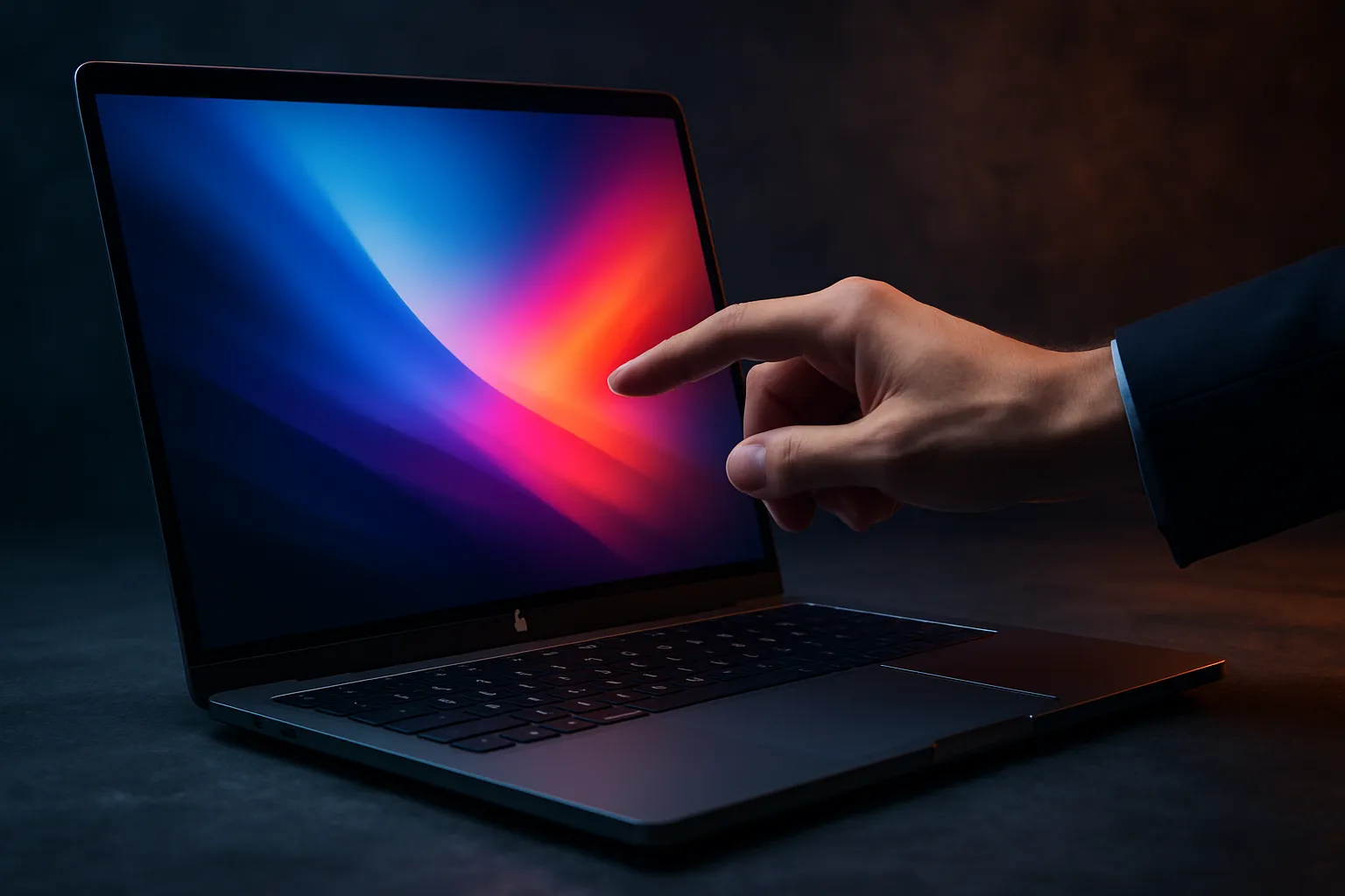 Apple lanzará el primer MacBook táctil