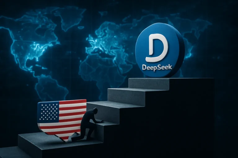 DeepSeek gana usuarios donde EE. UU. lo tiene difícil