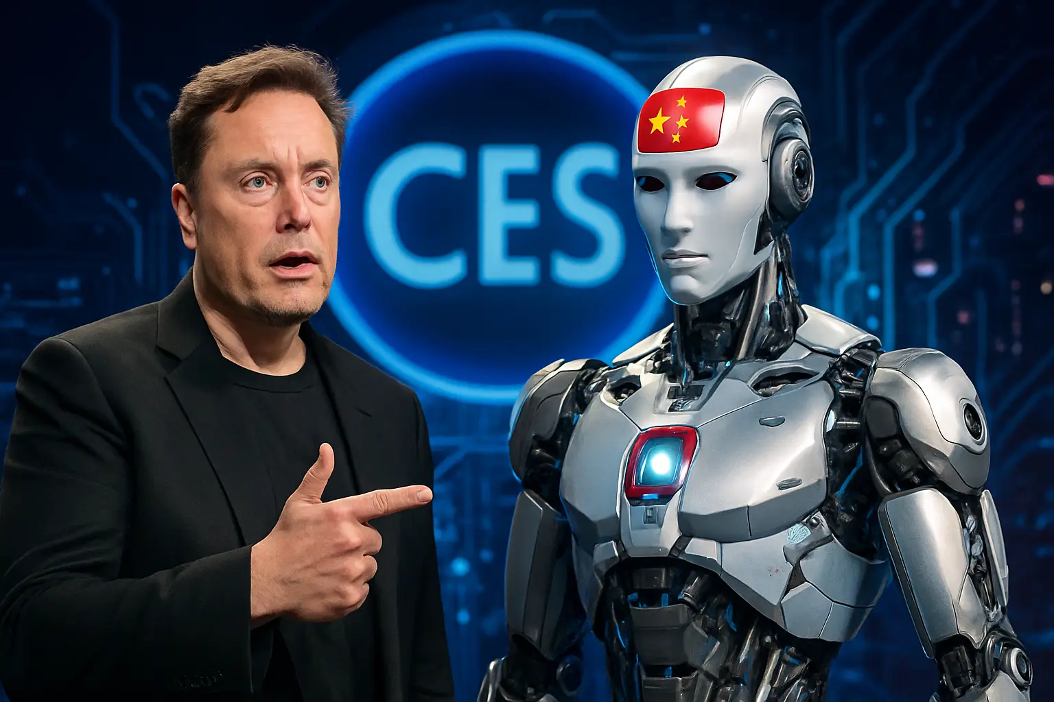 Elon Musk alerta desde el CES: la robótica china avanza más rápido de lo esperado