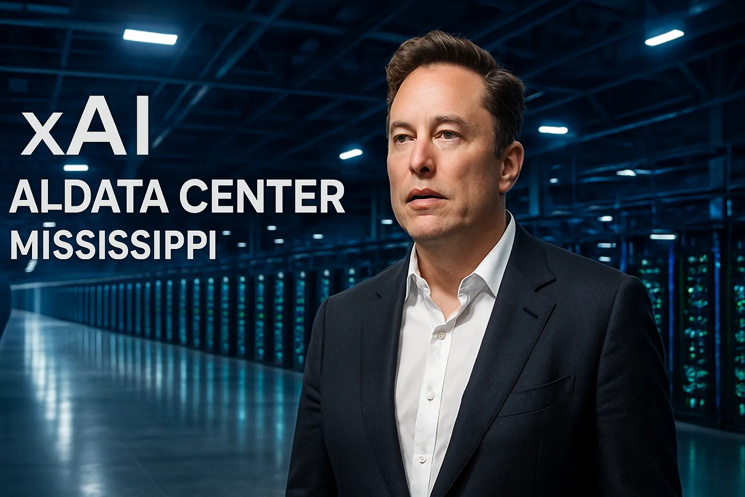 Elon Musk anuncia que su startup xAI invertirá más de 20 000 M$ en un macro centro de datos de IA en Mississippi