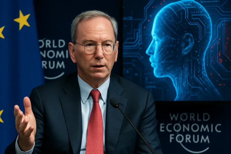 Eric Schmidt avisa desde Davos: Europa puede quedar atrapada usando modelos de IA chinos si no invierte ahora