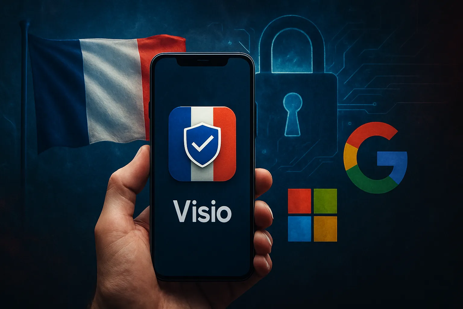 Francia usará su propia aplicación, Visio, para reemplazar a MIcrosoft y Google por una App segura