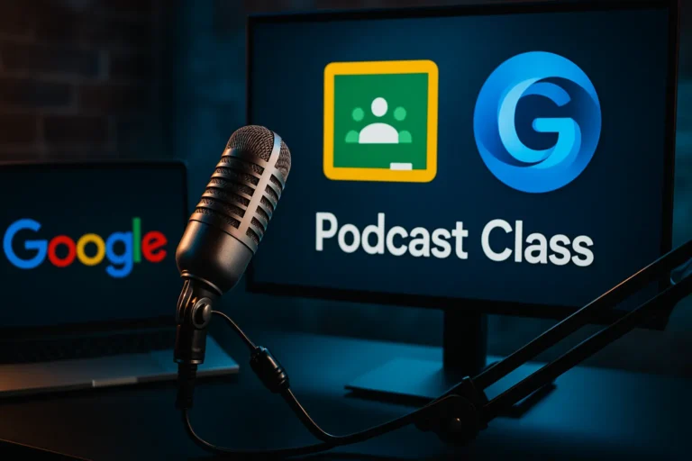 Google integra en Classroom a Gemini y permite crear clases en formato podcast