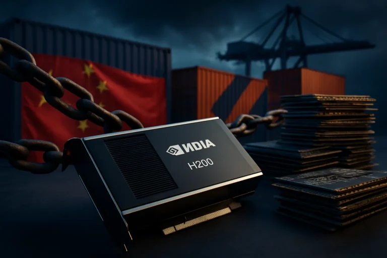 Nvidia en problemas, proveedores dejan de fabricar componentes del H200 por el bloqueo de envíos en china
