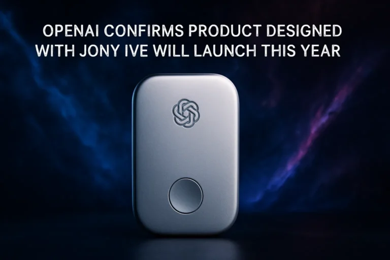OpenAI lo confirma, este año lanzará el producto físico que ha diseñado junto a Jony Ive