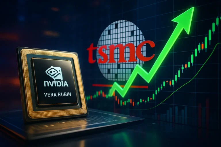 Suben las acciones de TSMC tras la presentación del nuevo Chip de IA de Nvidia Vera Rubin