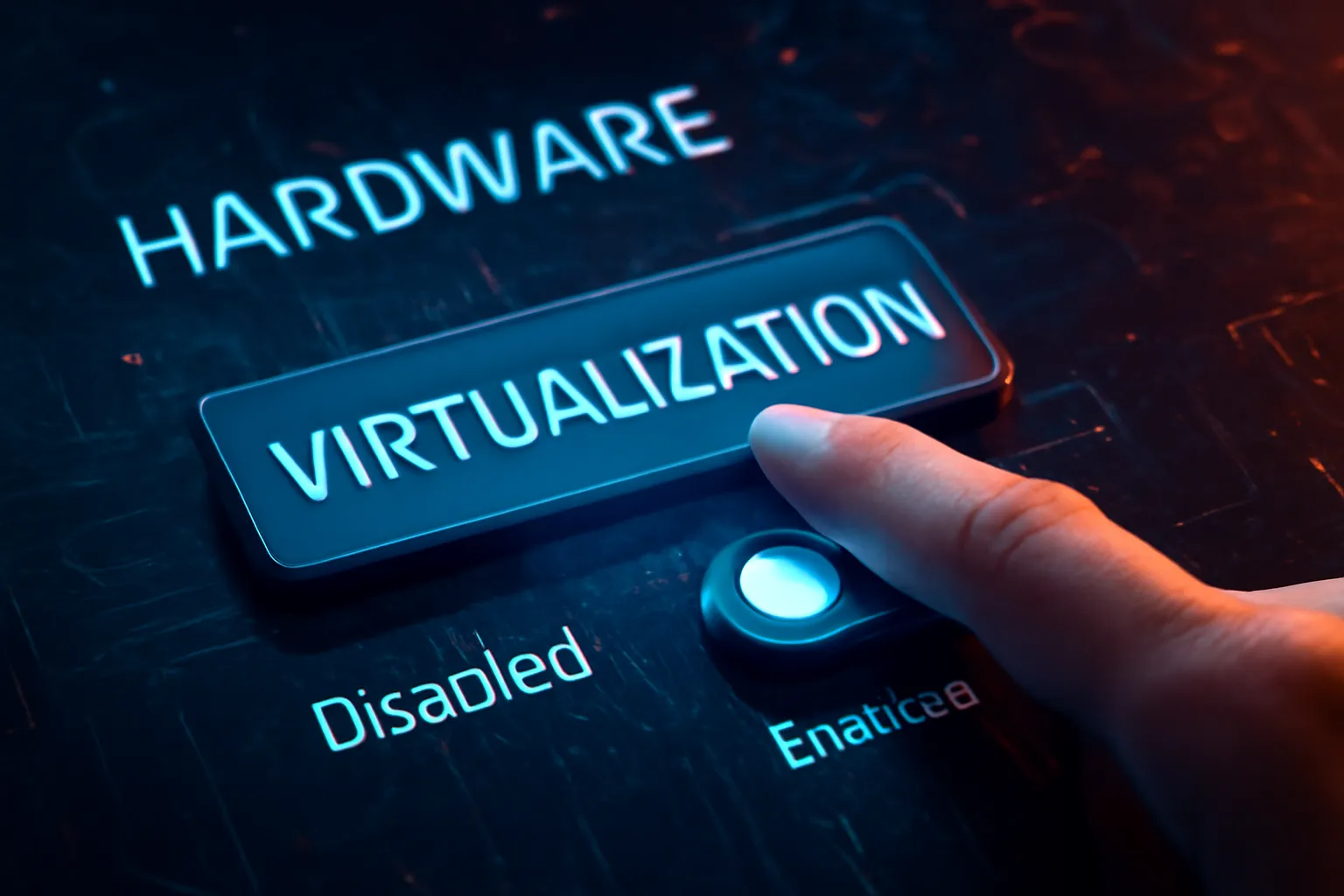 como activar virtualizacion de hardware