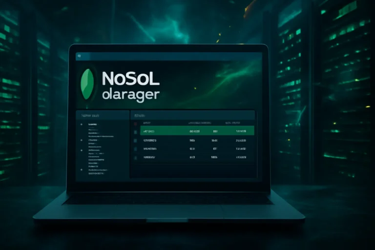 nosql manager for mongodb