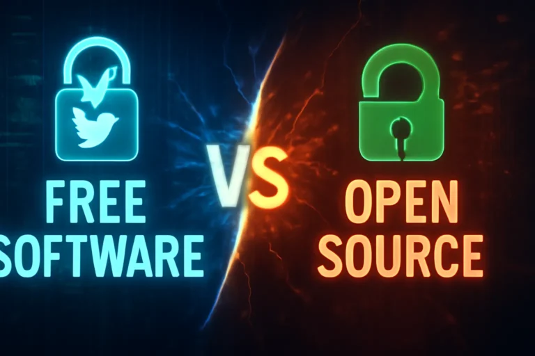 ¿Cuál es la diferencia entre software libre y software de código abierto?
