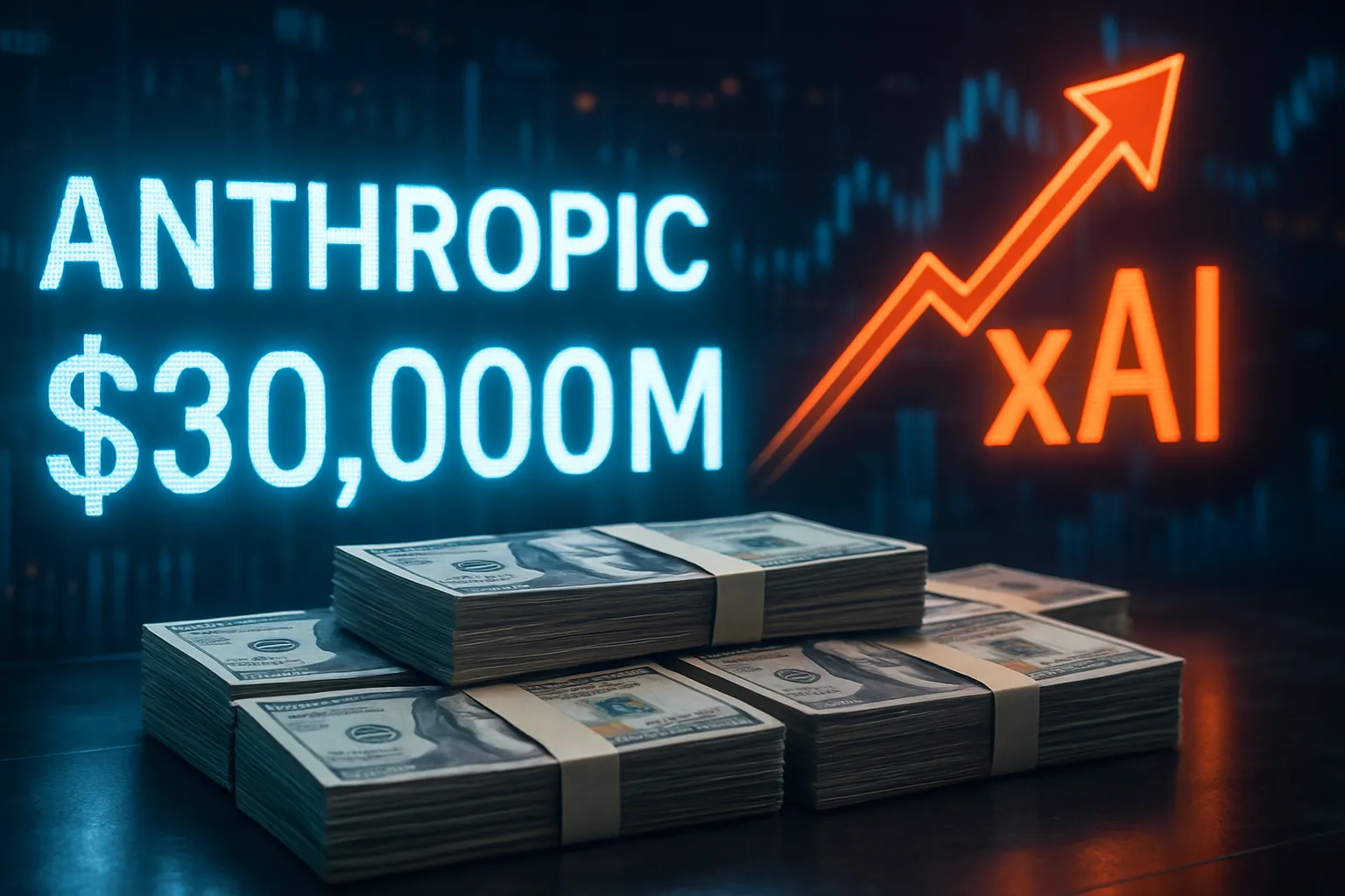 Anthropic cierra ronda récord de $30 000 M y supera el valor de mercado de xAI