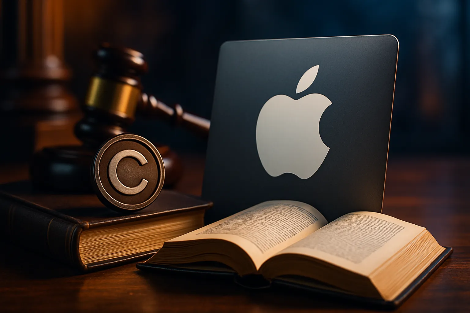 Apple enfrenta una acusación impactante por el uso de libros con copyright