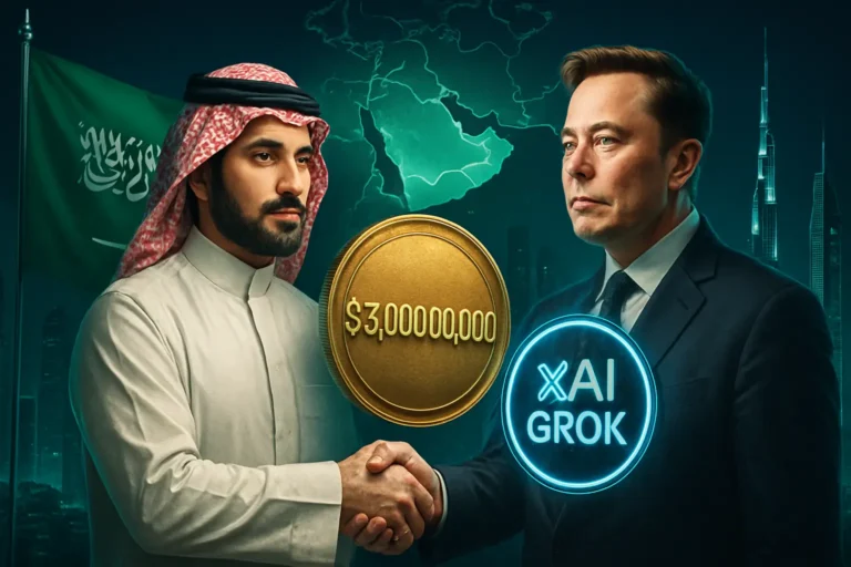 Arabia Saudí invierte 3.000 millones de dólares en xAI de Elon Musk y amplía Grok al mundo árabe