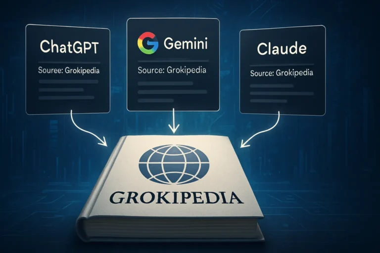 ChatGPT, Gemini y Claude empiezan a citar Grokipedia como fuente