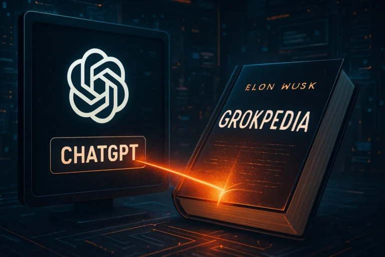 ChatGPT cada vez usa más la fuente de GrokPedia de Elon Musk