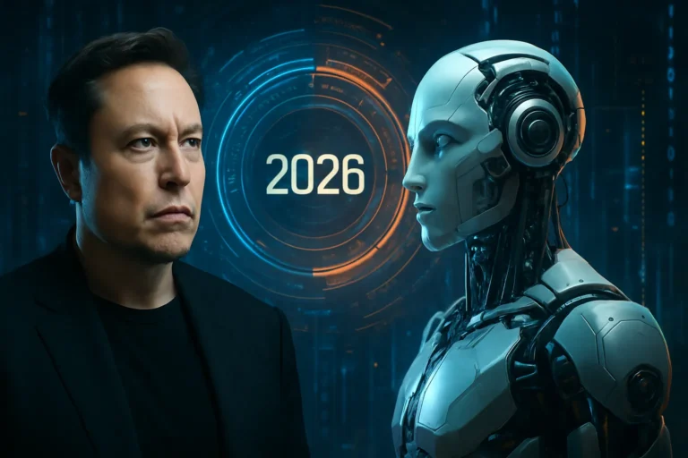 Elon Musk predice que la inteligencia artificial podría superar la inteligencia humana antes de que termine 2026