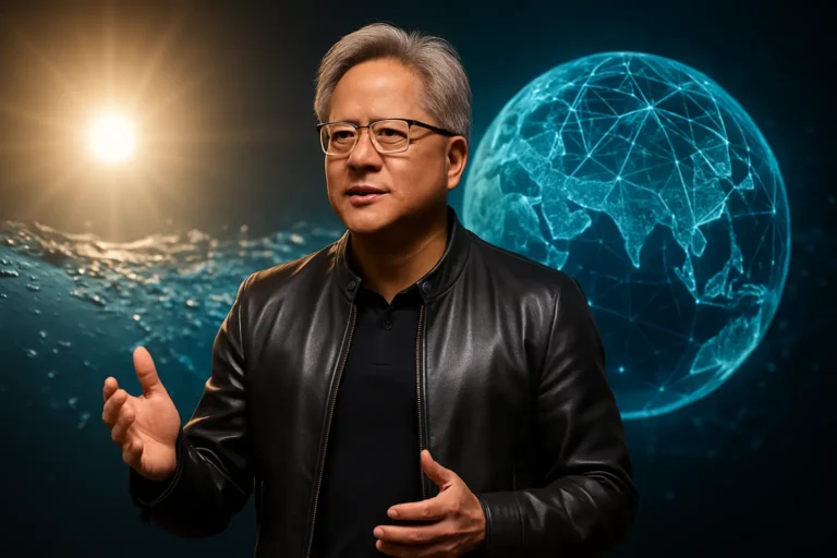 Jenseng Huang compara la IA con la necesidad de la humanidad de luz, agua e internet