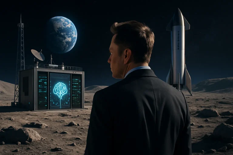 Nuevas tendencias ponen sobre la mesa la idea de infraestructuras de IA en la Luna como visión a largo plazo de Elon Musk y SpaceX
