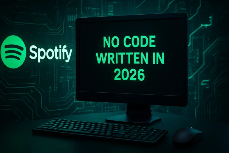 Spotify asegura que sus programadores no han escrito ni una linea de código en 2026