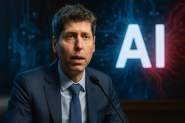 URGENTE: Sam Altman pide la regularización de la IA