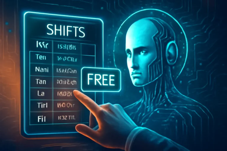 hacer turnos de trabajo con inteligencia artificial gratis