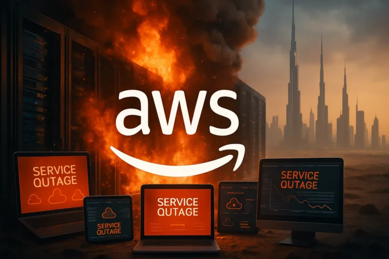 AWS sufre una caída mundial que afecta a multitud de servicios después del impacto en un centro de datos de Emiratos