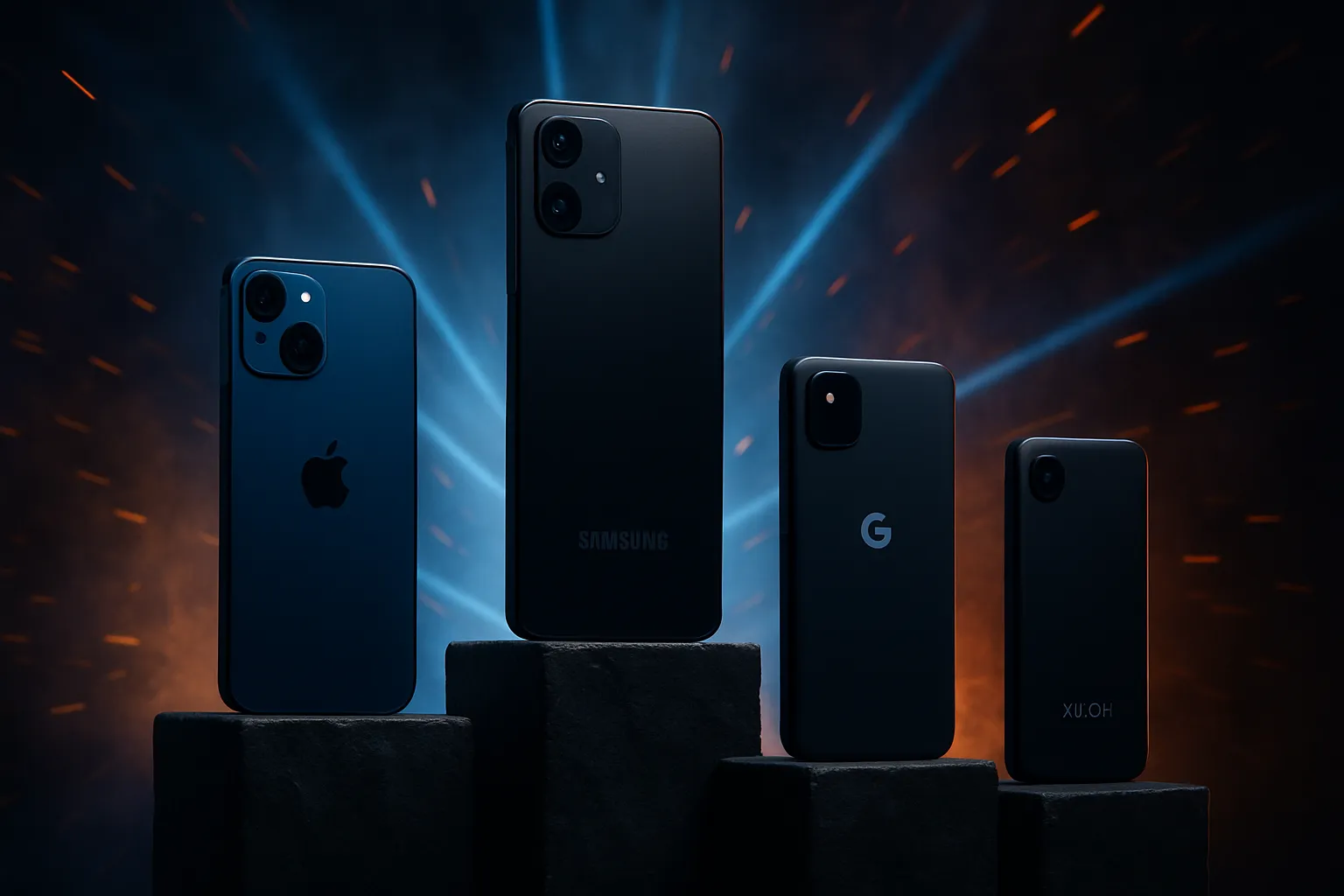 Apple, Samsung, Google y Xiaomi compiten por dominar el mercado de móviles compactos