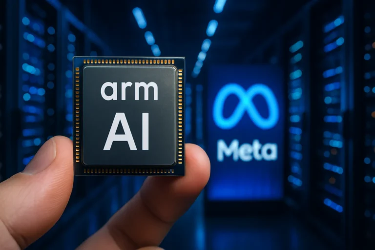 Arm lanza su primer chip para IA y Meta será quien lo estrene en sus centros de datos