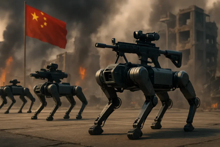 China convierte a los perros robot en infantería coordinada y reabre el debate sobre la guerra autónoma