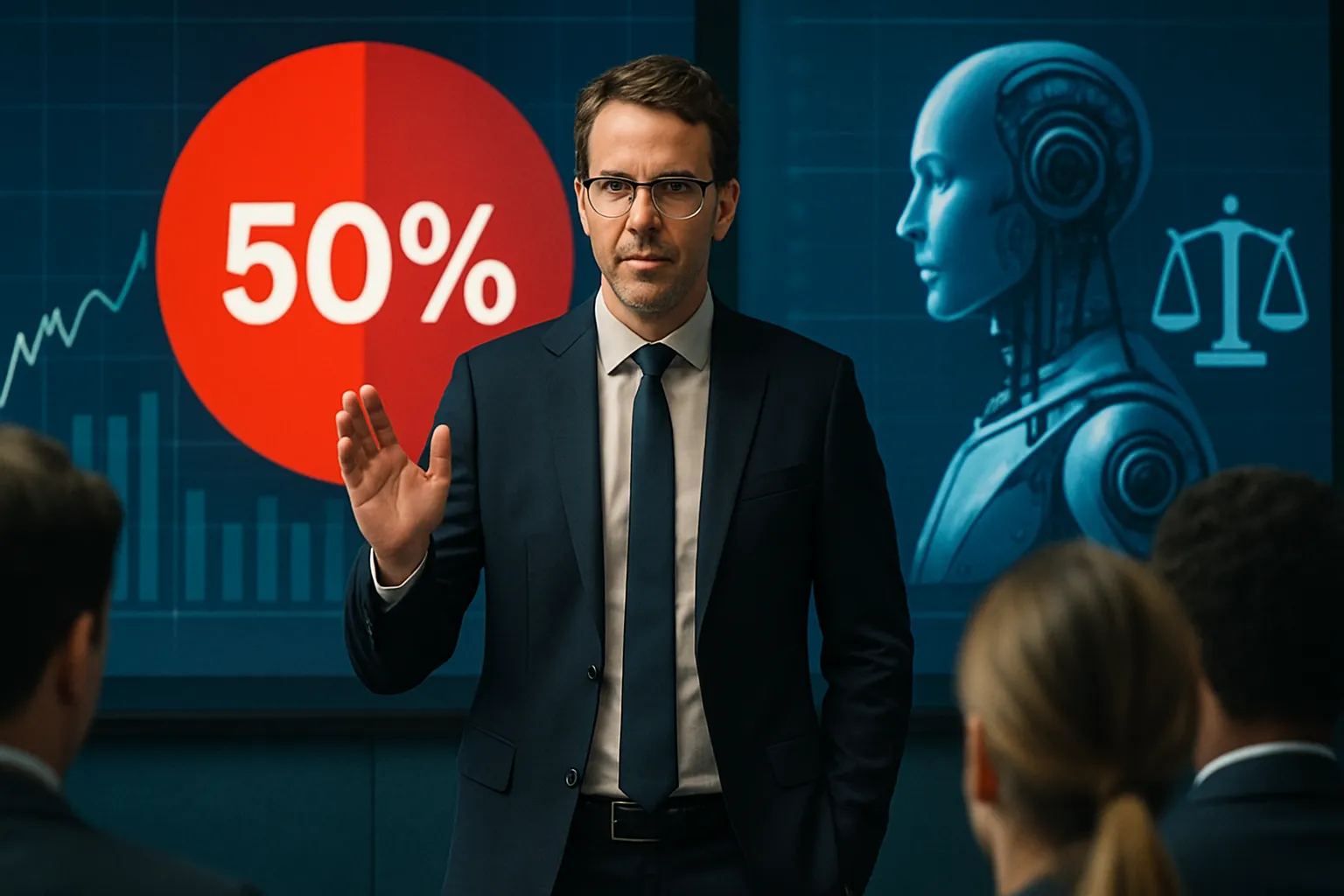 El CEO de Anthropic avisa que la IA acabará con el 50% de los financieros y abogados
