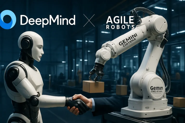 Google DeepMind se alía con Agile Robots para llevar Gemini Robotics a fábricas, logística y centros de datos