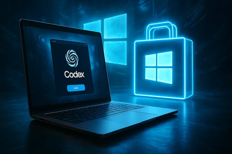 La app nativa de Codex llega a Windows, descárgarla desde Microsoft Store