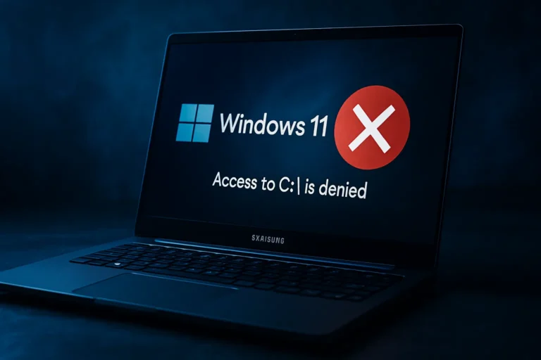 Microsoft admite un fallo en Windows 11 que deja sin acceso a la unidad C: a algunos portátiles Samsung