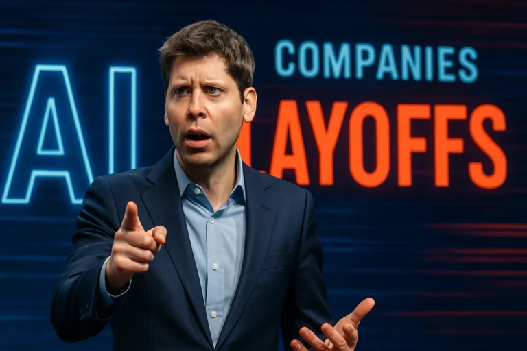 Sam Altman recrimina a las empresas por usar la excusa de la IA para despedir