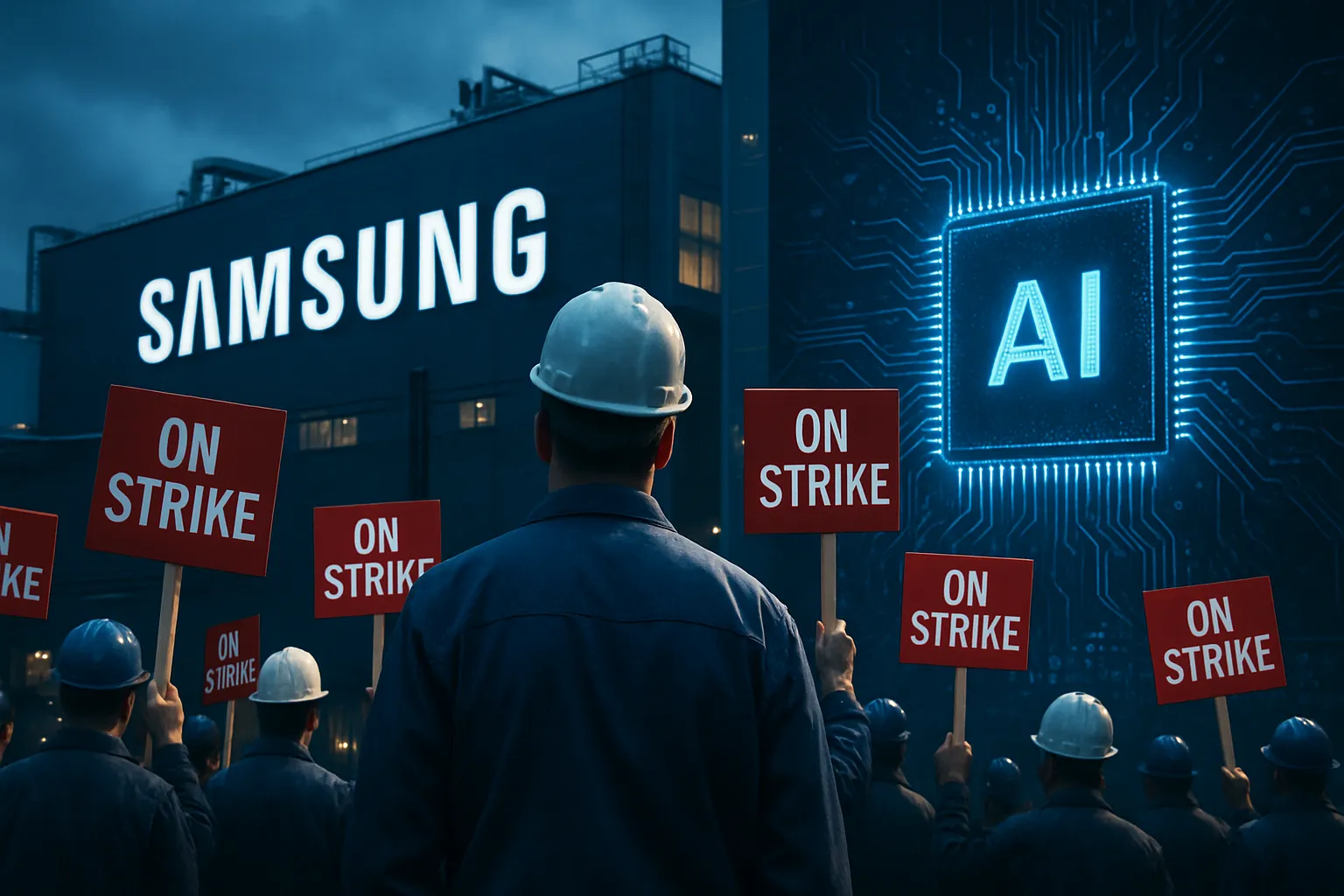 Samsung se enfrenta a una huelga que amenaza el suministro global de chips en pleno boom de la IA