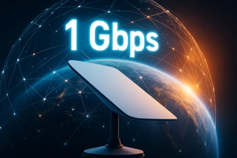 Starlink quiere llegar al gigabit de velocidad