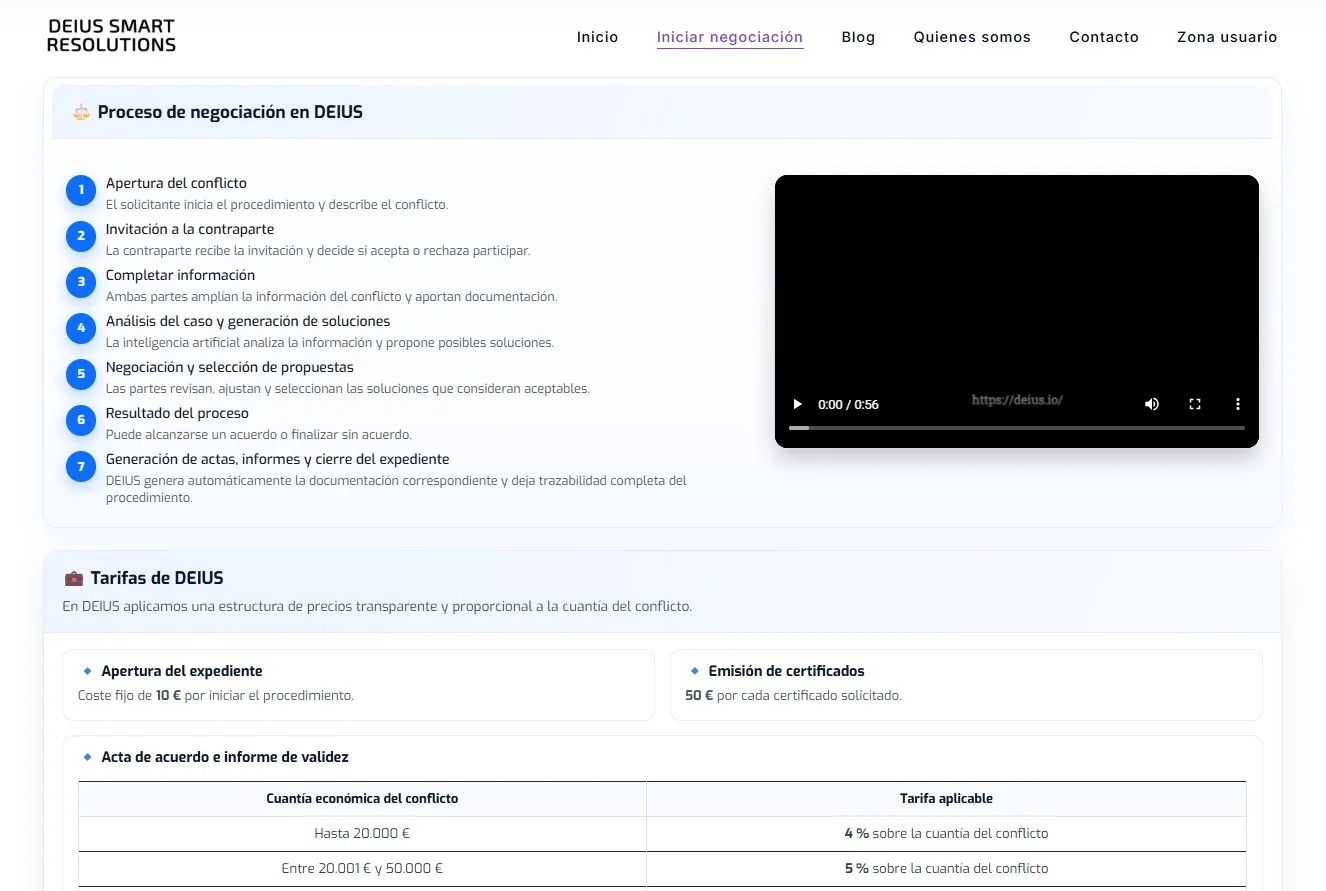 deius inicio