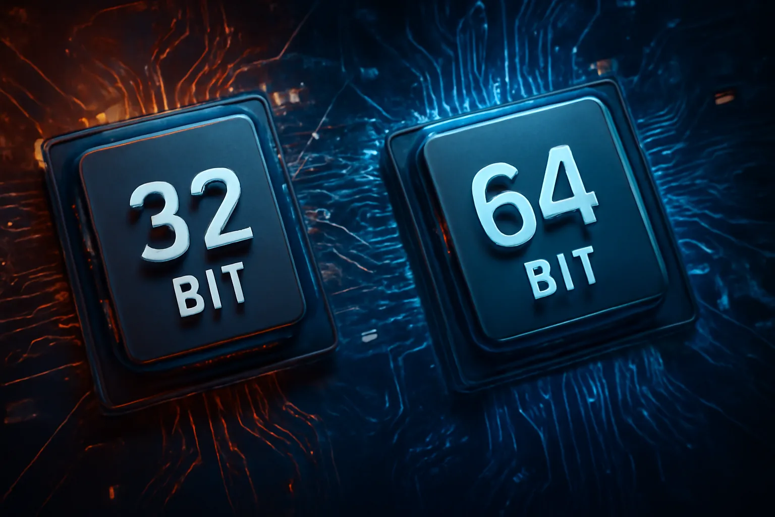 ¿Cuál es la diferencia entre 32 bits y 64 bits?