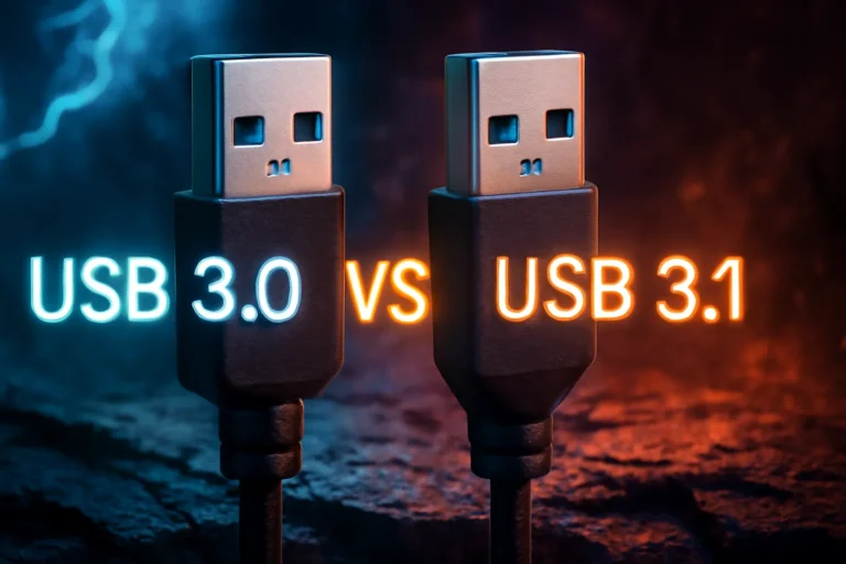¿Cuál es la diferencia entre USB 3.0 y USB 3.1?