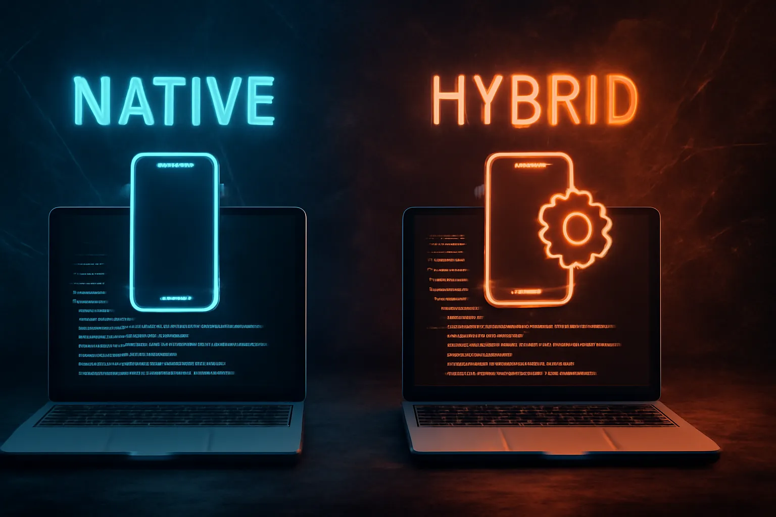 ¿Cuál es la diferencia entre software nativo e híbrido?