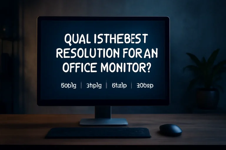 ¿Cuál es la mejor resolución para un monitor de oficina?