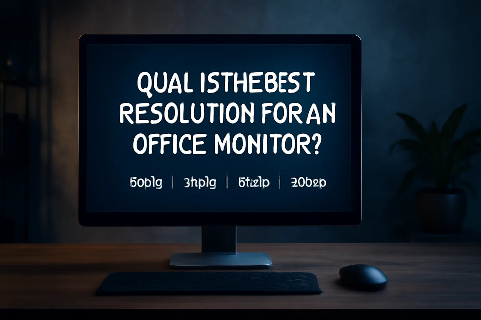 ¿Cuál es la mejor resolución para un monitor de oficina?