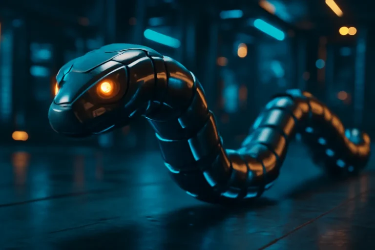 ¿Qué es un robot serpiente?
