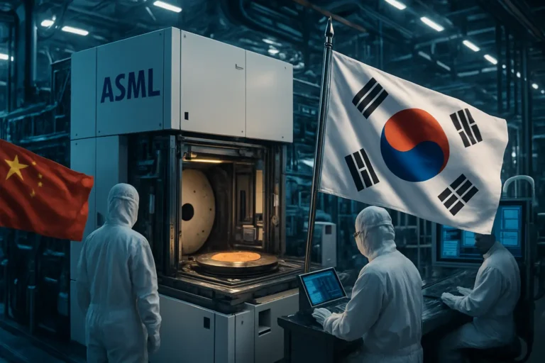 China deja de ser el gran cliente de ASML: Corea del Sur toma el mando en plena guerra de chips