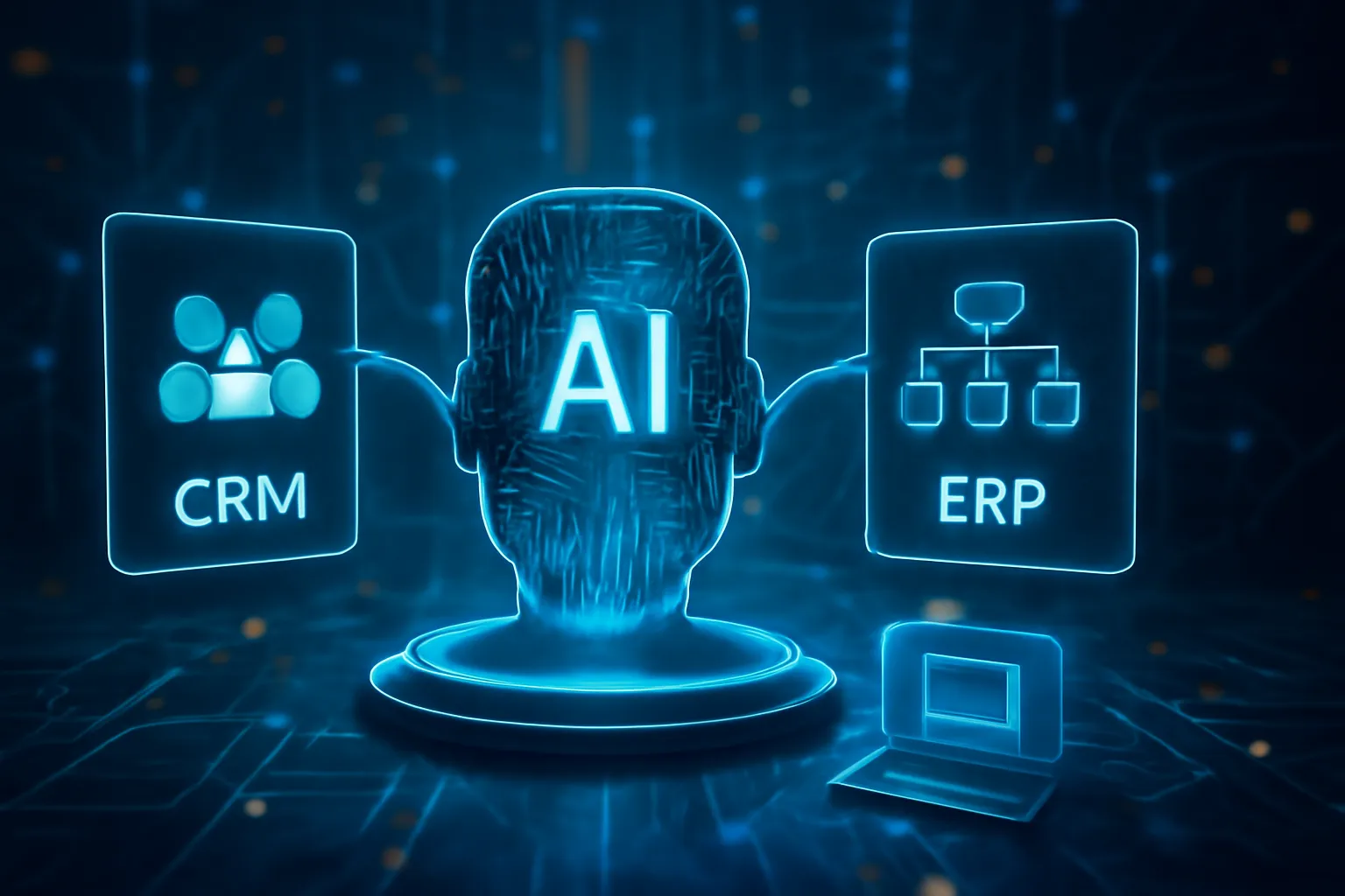 Cómo unificar CRM, ERP y plataformas internas con inteligencia artificial