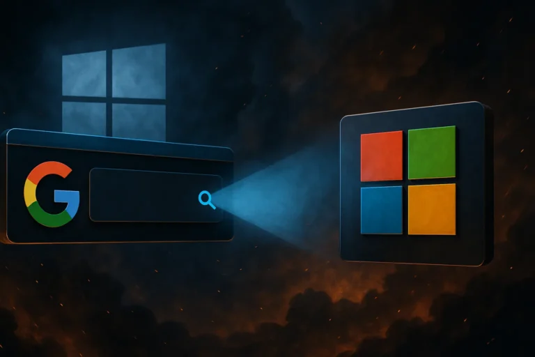 Google estrena en Windows su buscador estilo Spotlight con IA y apunta directo a Microsoft