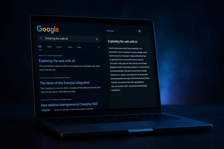 Google ya deja explorar la web junto a AI Mode en una vista dividida